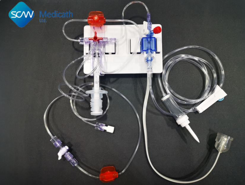 Disposable Pressure Transducer with the Closed Blood Sampling System